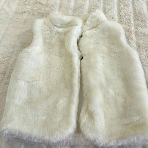 Fur vest used once